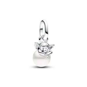 Anhänger*Pandora Me 793108C01 Mini-Charm-Anhänger Damen Amor Süßwasserzuchtperle Silber
