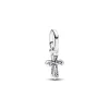Anhänger*Pandora Me 793044C01 Mini-Charm-Anhänger Damen Funkelndes Kreuz Zirkonia Silber