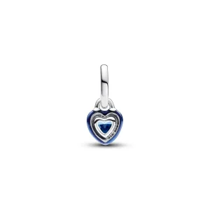 Anhänger*Pandora Me 793042C02 Mini-Charm-Anhänger Damen Blaues Chakra-Herz Sterlingsilber