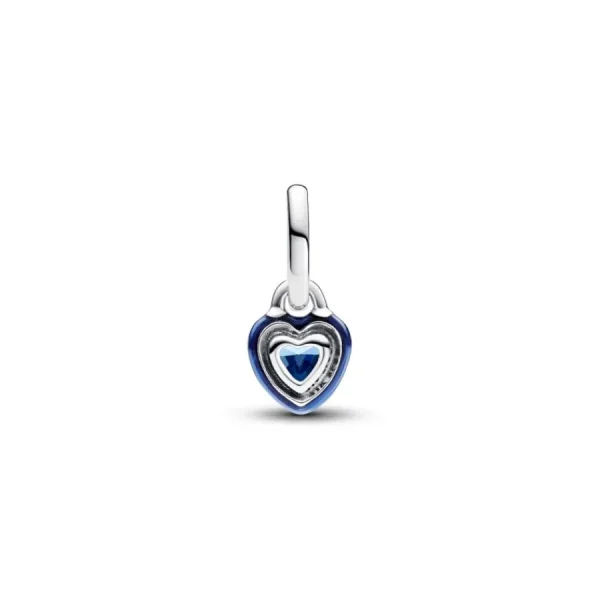 Anhänger*Pandora Me 793042C02 Mini-Charm-Anhänger Damen Blaues Chakra-Herz Sterlingsilber