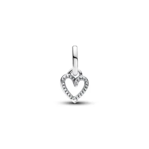 Anhänger*Pandora Me 793048C00 Mini-Charm-Anhänger Damen Freihandherz Sterling-Silber