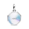 Anhänger*Pandora Me Charm-Medaillon Unendlichkeitszeichen Herz Silber 793367C01