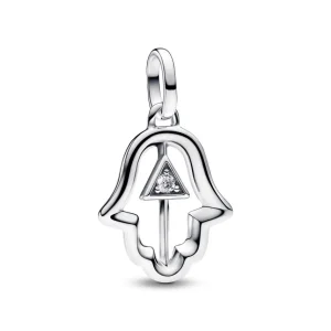 Anhänger*Pandora Me Damen Medaillon-Charm Hand der Fatima Sterling-Silber 793411C01