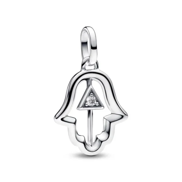 Anhänger*Pandora Me Damen Medaillon-Charm Hand der Fatima Sterling-Silber 793411C01