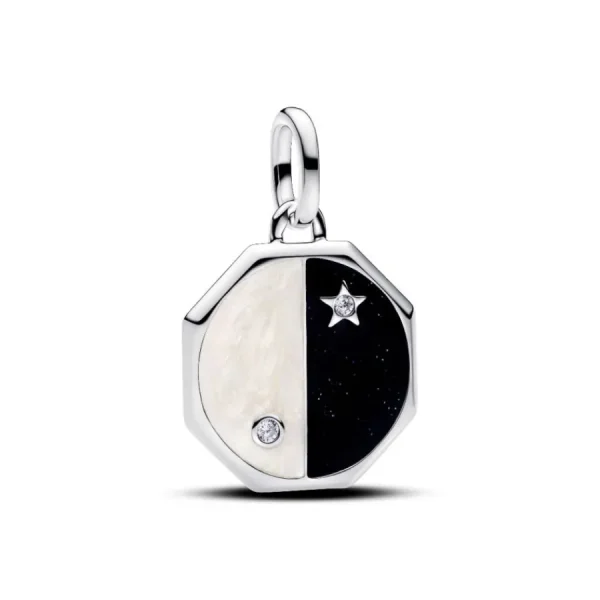Anhänger*Pandora Me Mini-Charm-Anhänger Damen Yin & Yang Silber 793688C01