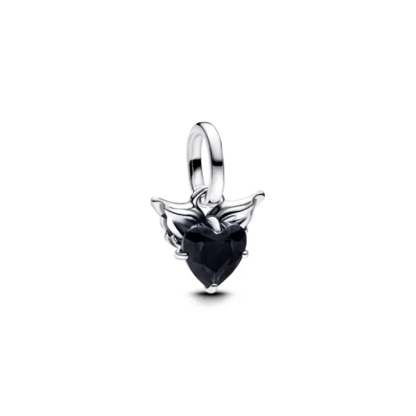Anhänger*Pandora Me Mini-Charm-Anhänger Damen Geflügeltes Herz Silber 793626C01