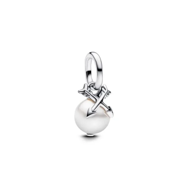 Anhänger*Pandora Me Mini-Charm-Anhänger Damen Perle & Pfeile Silber 793687C01