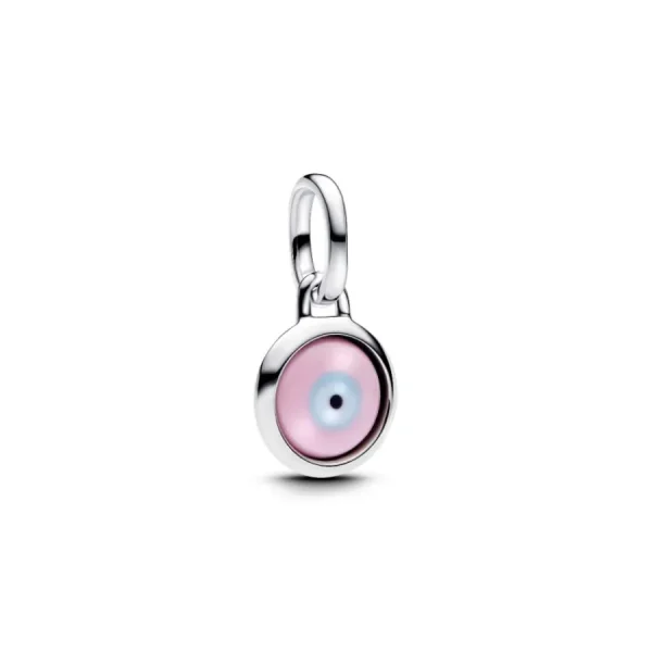 Anhänger*Pandora Me Mini-Charm-Anhänger Evil Eye Murano Gravur Silber 793693C00