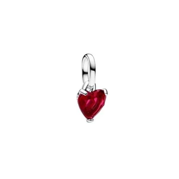 Anhänger*Pandora Me Mini-Charm-Anhänger Gebrochenes Herz Rot Sterling-Silber 793450C01
