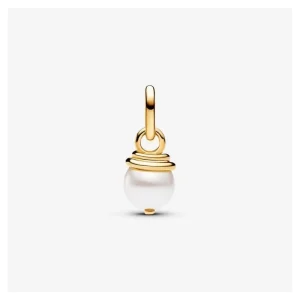 Anhänger*Pandora Me Mini-Charm-Anhänger Schlange Perlmutt Vergoldet 763375C01