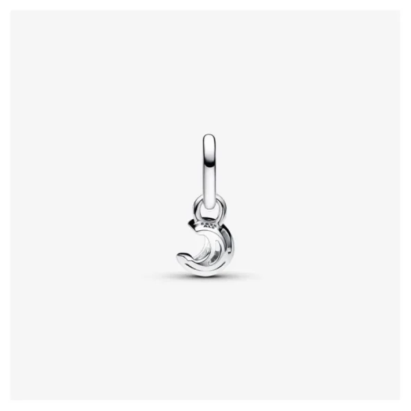 Anhänger*Pandora Me Mini-Charm-Anhänger Damen Funkelnder Mond Silber 793364C01