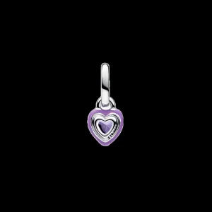 Anhänger*Pandora ME Mini-Charm-Anhänger Violettes Chakra-Herz 793042C04