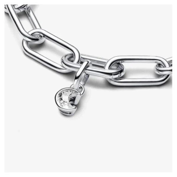 Anhänger*Pandora Me Mini-Charm-Anhänger Damen Funkelnder Mond Silber 793364C01