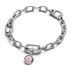 Anhänger*Pandora Me Mini-Charm-Anhänger Evil Eye Murano Gravur Silber 793693C00