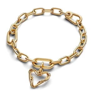 Anhänger*Pandora Me Mini-Charm-Anhänger Stacheldraht-Herz Vergoldet 762526C00