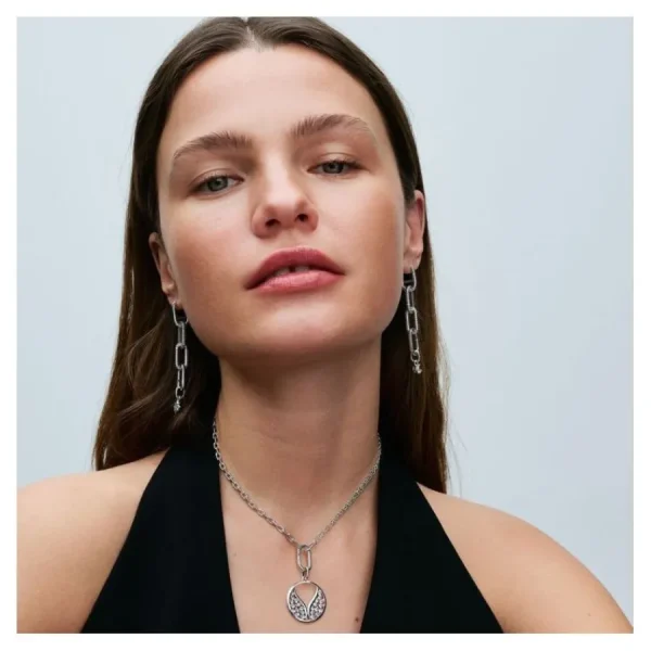 Anhänger*Pandora Me Mini-Charm-Anhänger Damen Funkelnder Mond Silber 793364C01