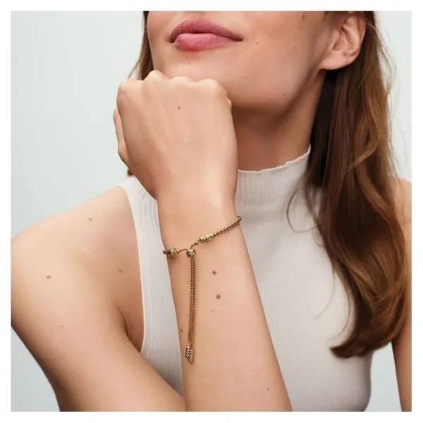 Armbänder & Armreife*Pandora Nietenarmband Damen Schiebeverschluss Vergoldet 563090C00