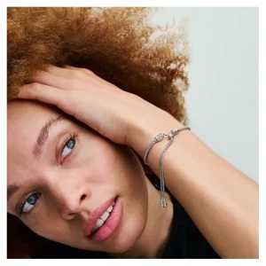 Armbänder & Armreife*Pandora Nietenarmband Damen Schiebeverschluss Silber 593090C00