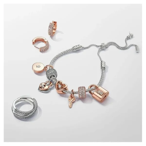 Armbänder & Armreife*Pandora Nietenarmband Damen Schiebeverschluss Silber 593090C00