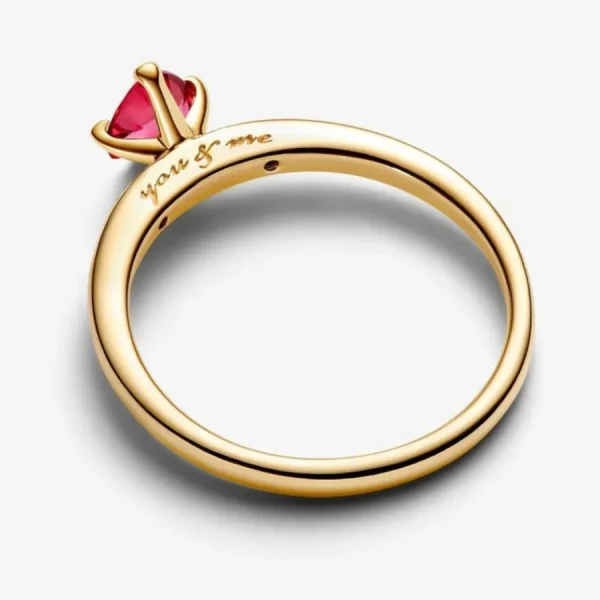 Ringe*Pandora Ring Damen Explosion der Liebe Herz Vergoldet 166574C01