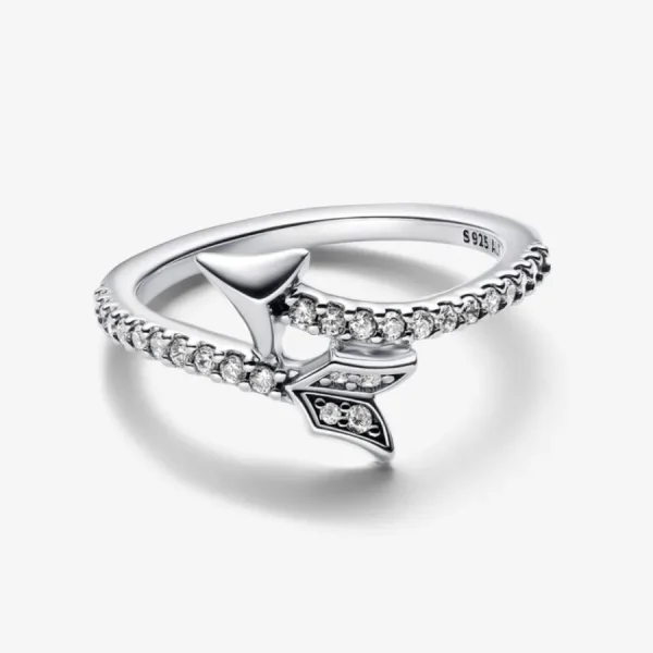 Ringe*Pandora Ring Damen Funkelnder Pfeil Zirkonia Silber 193619C01