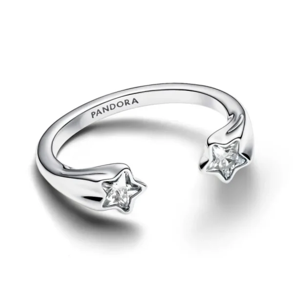 Ringe*Pandora Ring Damen Offen Sternschnuppen Sterling-Silber 193582C01