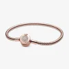 Armbänder & Armreife*Pandora Rose 589046C01 Schlangen-Gliederarmband Funkelndes Crown O