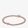 Armbänder & Armreife*Pandora Rose 588342CZ Armband Damen Kugel & Pavé 14 K Rosévergoldet