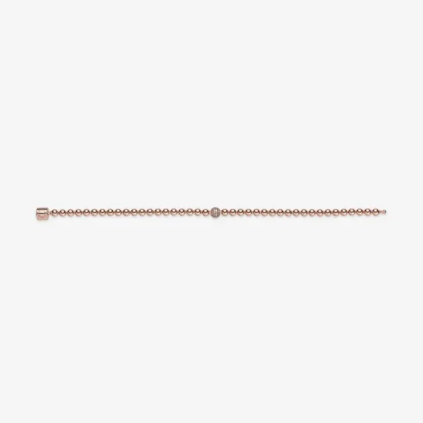 Armbänder & Armreife*Pandora Rose 588342CZ Armband Damen Kugel & Pavé 14 K Rosévergoldet