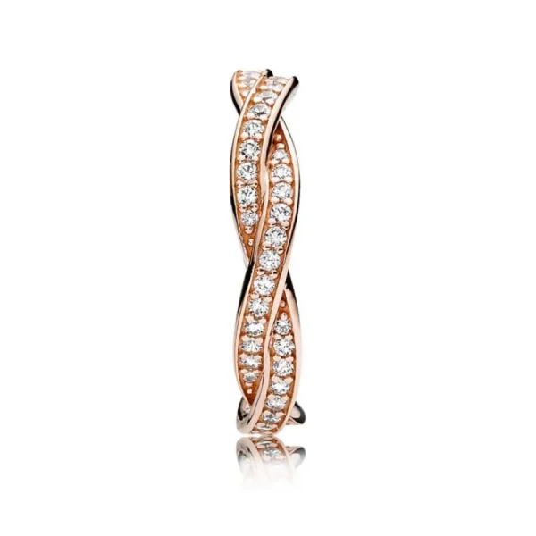 Ringe* Pandora Rose 180892CZ Ring Verbundene Treue