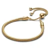 Armbänder & Armreife*Pandora Schlangen-Gliederarmband mit Schiebeverschluss Vergoldet 563580C01