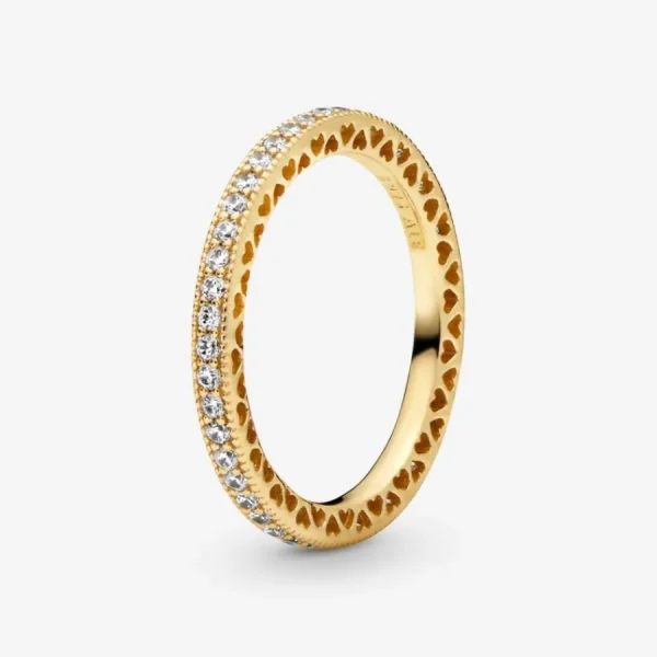 Ringe*Pandora Shine 168655C01 Ring Damen Funkeln & Herzen