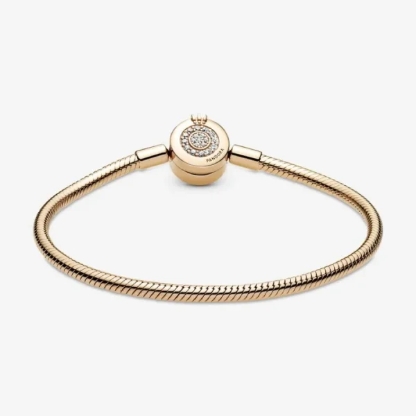 Armbänder & Armreife*Pandora Shine 569046C01 Schlangen-Gliederarmband Funkelndes Crown O