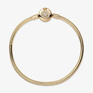 Armbänder & Armreife*Pandora Shine 569046C01 Schlangen-Gliederarmband Funkelndes Crown O