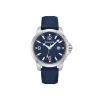 Herren Designer Uhren*Police PEWJN0020901 Herren-Uhr Mensor Analog Quarz Silikon-Armband Blau