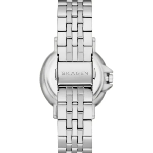 Damen Designer Uhren*Skagen Damen-Uhr Signatur Sport Lille Analog Quarz Edelstahl-Band SKW3134