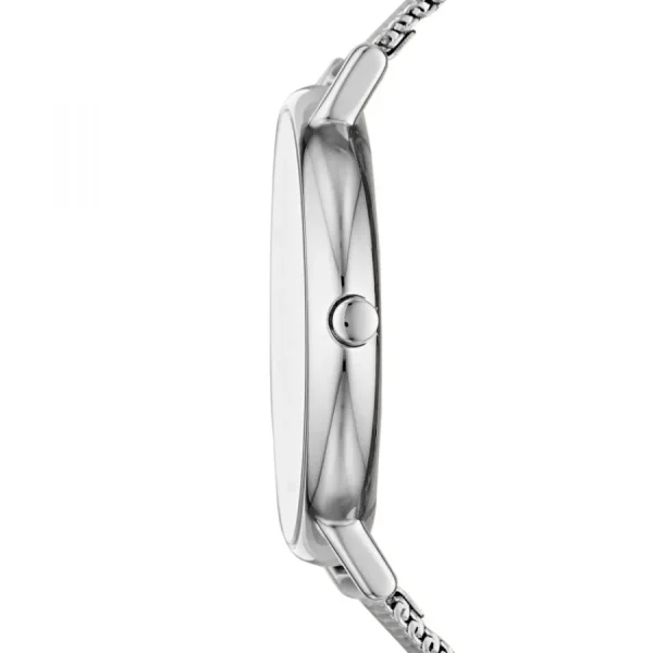 Damen Designer Uhren* Skagen Skagen SKW2785 Damen-Uhr Signatur Analog Quarz Milanaise-Band Silber