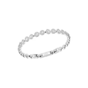 Armbänder & Armreife* Swarovski 5071173 Armband Damen Angelic Rund Weiss Silber-Ton Rhodiniert