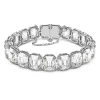 Armbänder & Armreife*Swarovski 5618699 Armband Millenia Kristalle Oktagon-Schliff Weiss Silber-Ton
