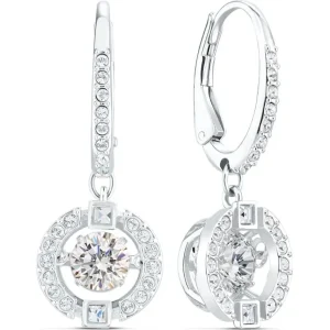 Ohrschmuck*Swarovski 5504652 Ohrringe Damen Sparkling Dance Rund Weiss Silber-Ton