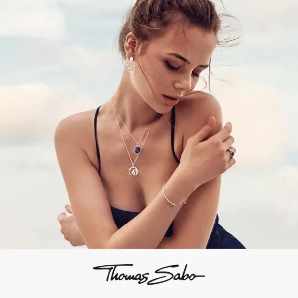 Armbänder & Armreife*Thomas Sabo A2045-644-1 Armband Damen Welle mit Steinen Sterling-Silber
