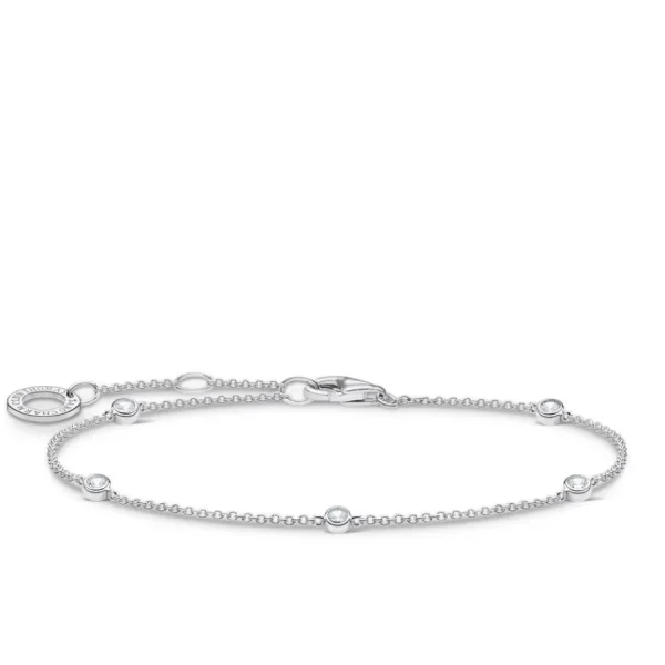 Armbänder & Armreife*Thomas Sabo A1999-051-14-L19v Armband Damen Weiße Steine Silber