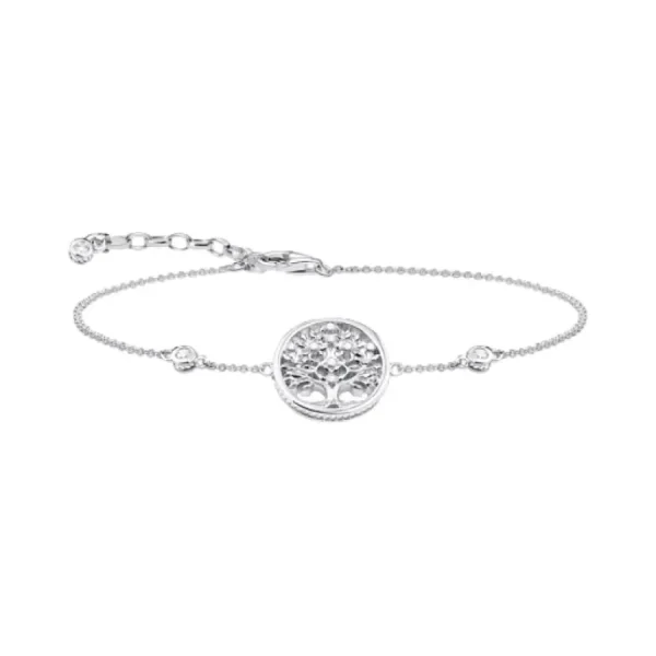 Armbänder & Armreife*Thomas Sabo Armband Damen Lebensbaum-Anhänger Zirkonia Silber SCA150328