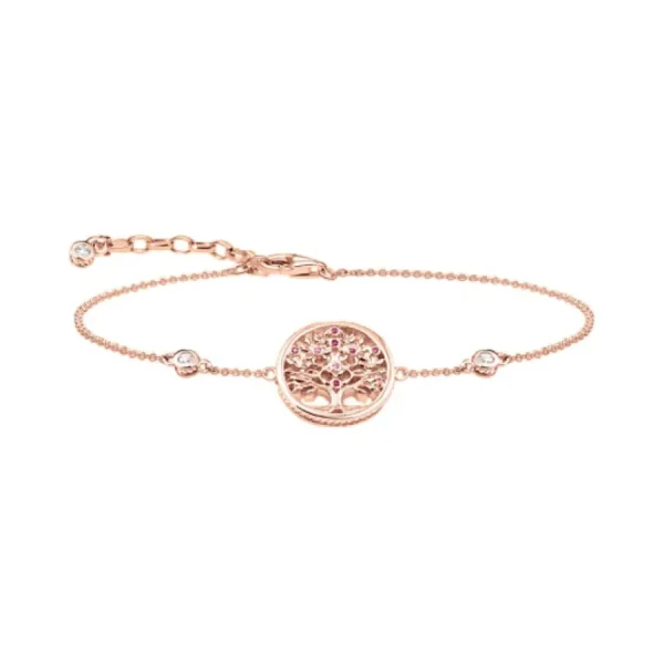 Armbänder & Armreife*Thomas Sabo Armband Damen Tree-of-love-Anhänger Rose Vergoldet SCA150330