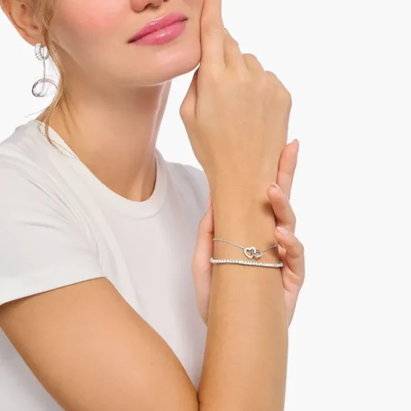 Armbänder & Armreife*Thomas Sabo Armband Damen Verschlungene Herzen Silber A2163-051-14-L19V