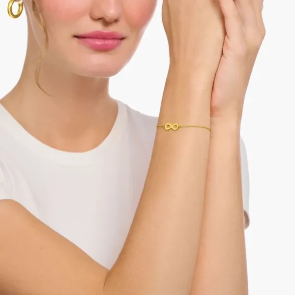 Armbänder & Armreife*Thomas Sabo Armband Damen Infinity-Anhänger Vergoldet A2161-413-39-L19V