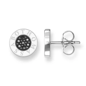 Ohrschmuck* Thomas Sabo H1547-051-11 Ohrstecker Classic Pavé Schwarz Silber