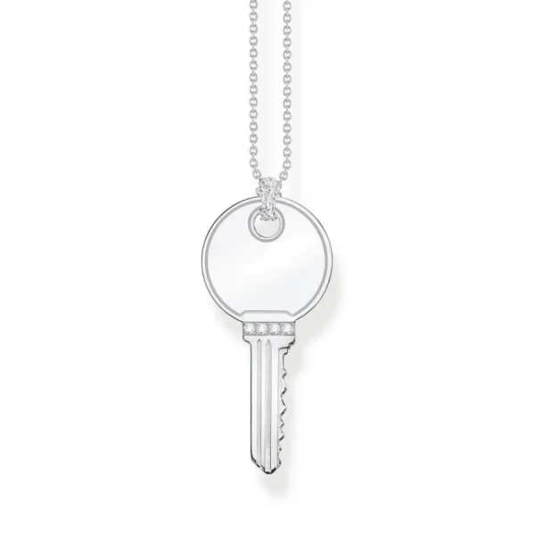 Halsketten*Thomas Sabo KE2131-051-14 Halskette mit Anhänger Damen Schlüssel Sterling-Silber