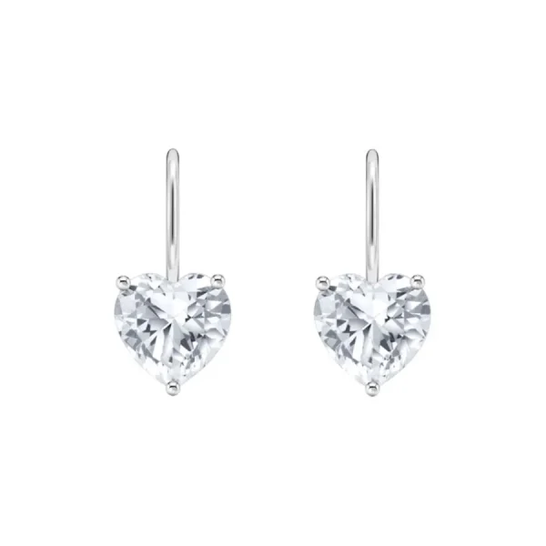 Ohrschmuck*Thomas Sabo Ohrhänger Damen mit Weißem Zirkonia-Herz Silber H2288-051-14