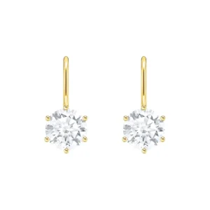 Ohrschmuck*Thomas Sabo Ohrhänger Damen Großer Weißer Zirkonia Vergoldet H2287-414-14